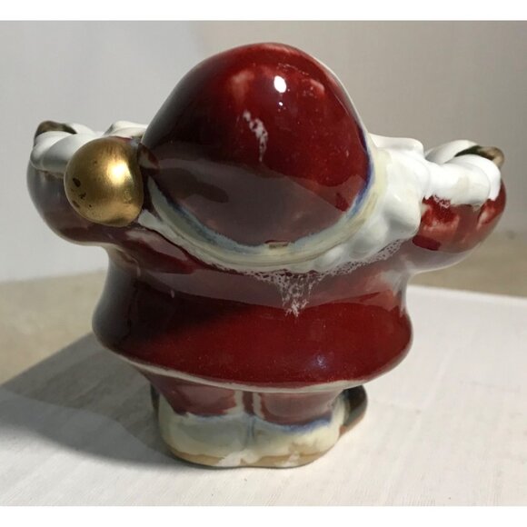 Santa Claus Candy Dish Soap Holder Figurine Christmas Decor Festive - Picture 5 of 8